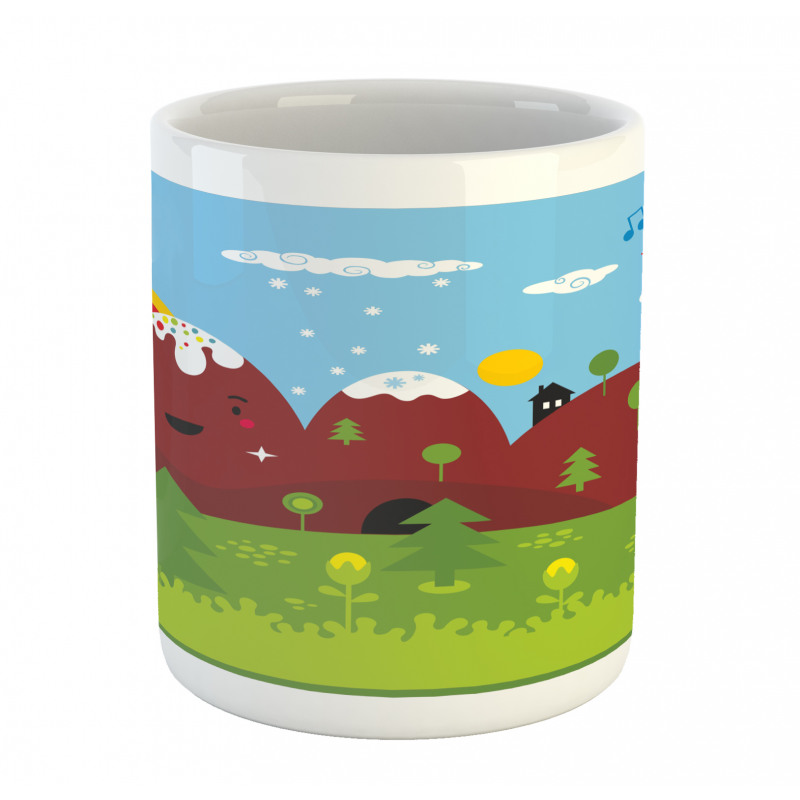 Doodle Land Countryside Mug