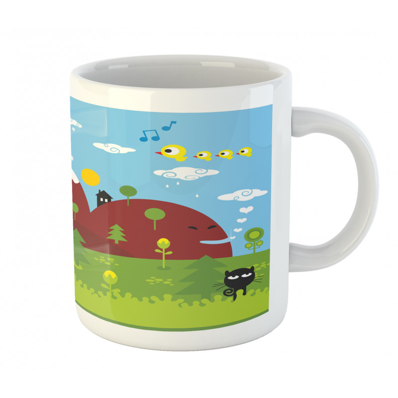 Doodle Land Countryside Mug