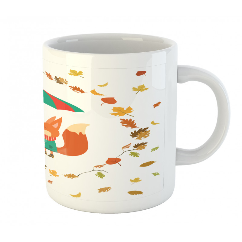 Autumn Fox and Bear Mug