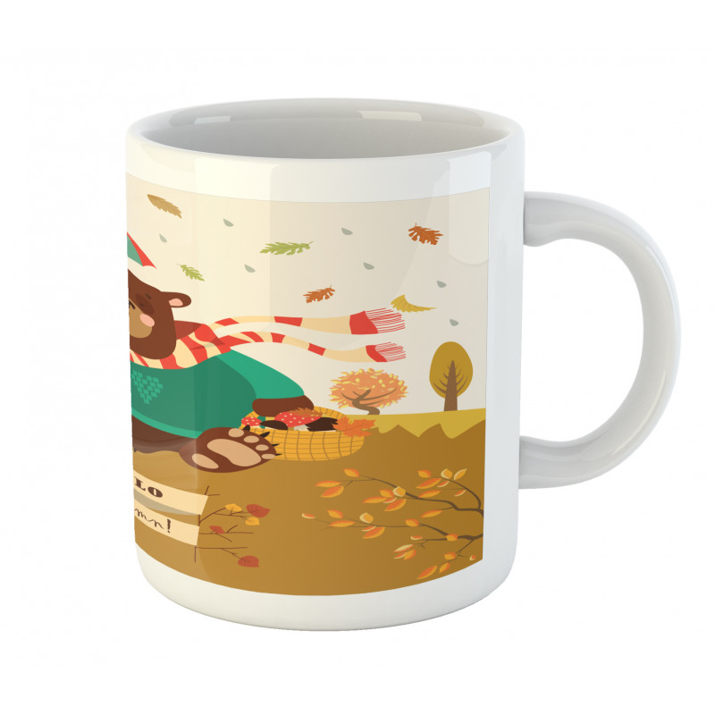 Hello Autumn Cartoon Mug