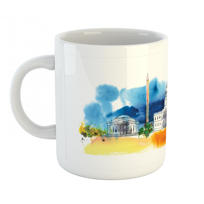 White House Paint Mug