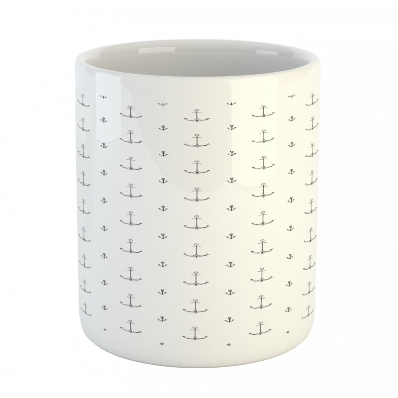 Maritime Sea Item Pattern Mug