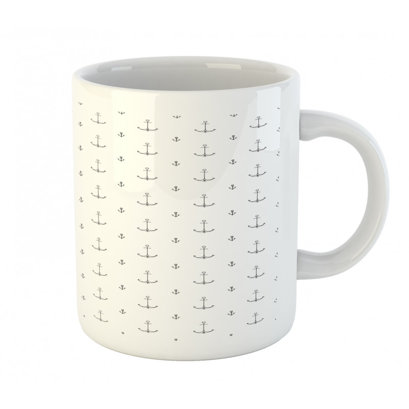 Maritime Sea Item Pattern Mug