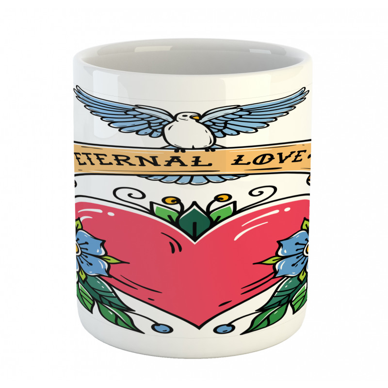 Eternal Love Flora Heart Mug