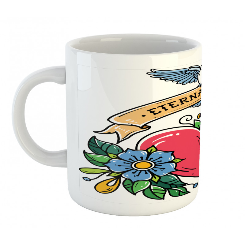 Eternal Love Flora Heart Mug