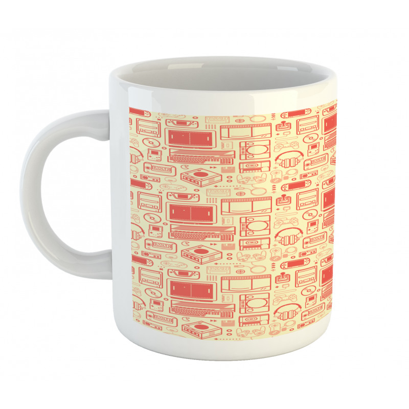 Retro Gaming Objects Mug