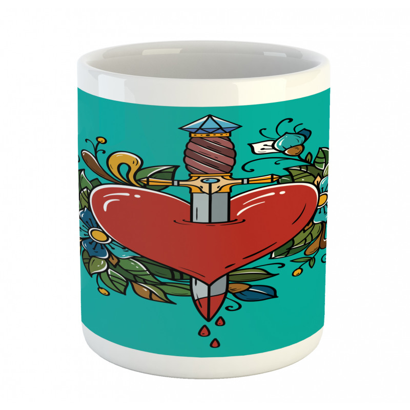 Bleeding Heart Flowers Mug