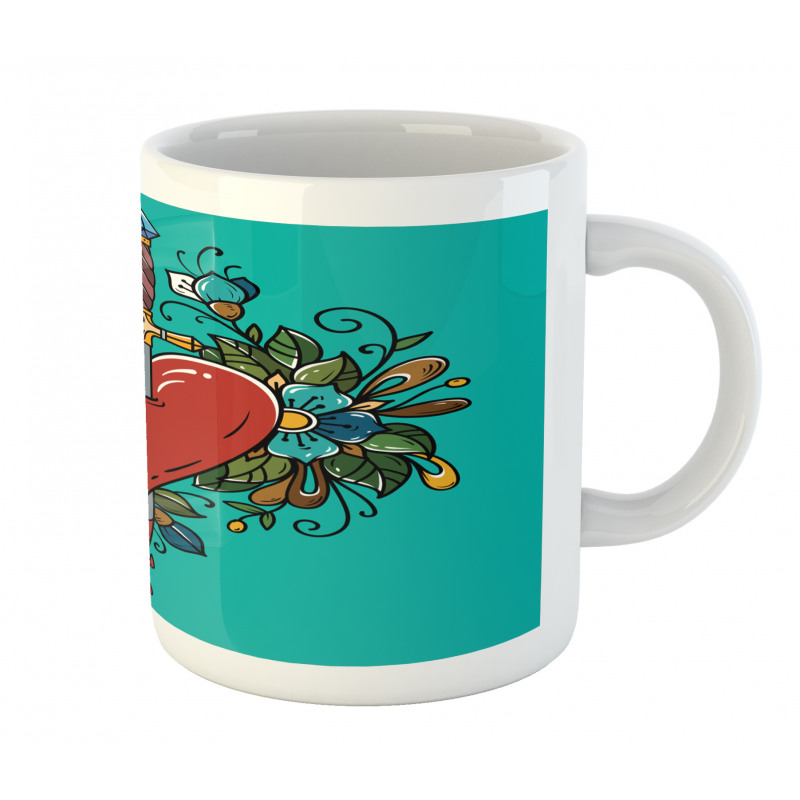 Bleeding Heart Flowers Mug