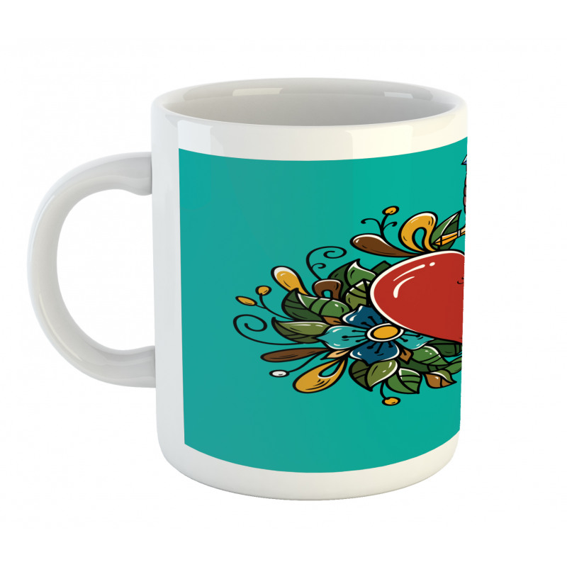 Bleeding Heart Flowers Mug