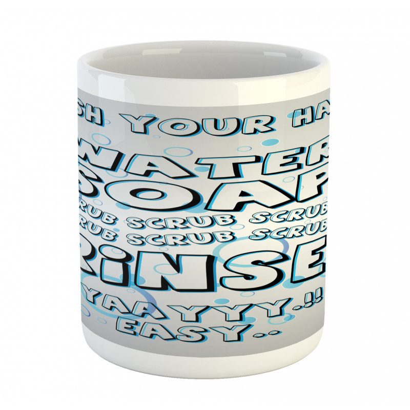 Water Soap Scrub Mug