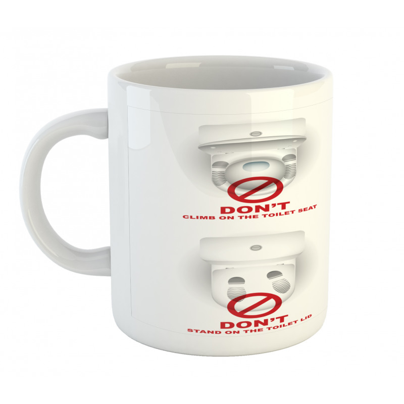 Toilet Bowls Warning Mug