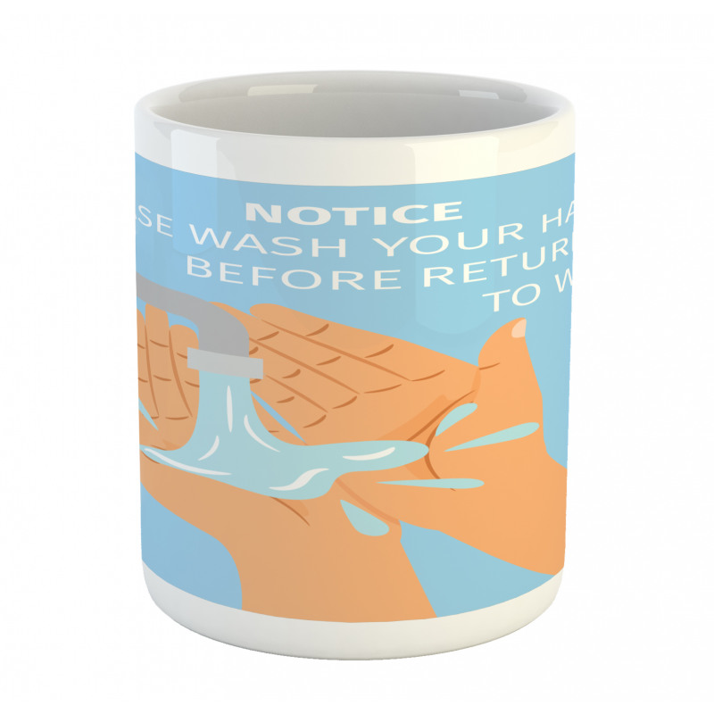 Wash Hands Cartoon Mug