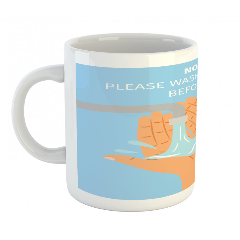 Wash Hands Cartoon Mug