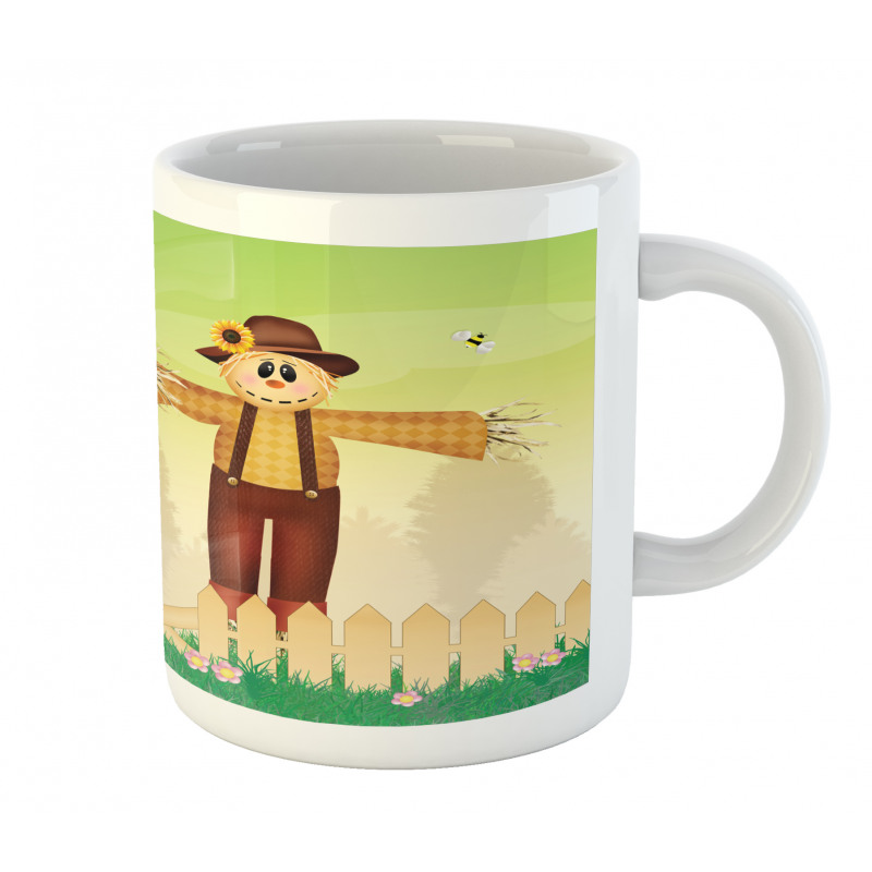 Cartoon in Garden Mug