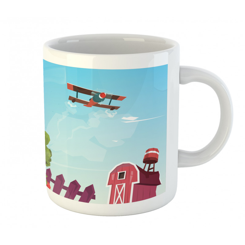 Countryside Cartoon Mug