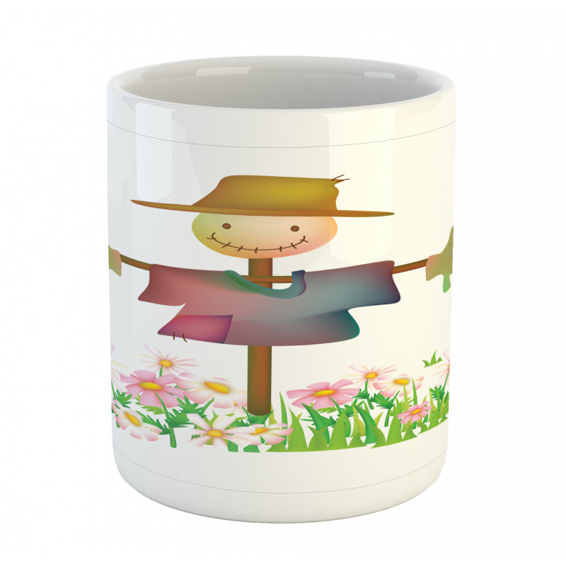 Smiling in Flowers Mug