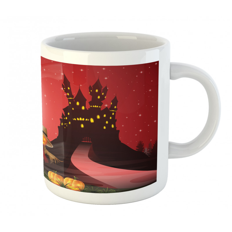 Halloween Haunted Chateau Mug