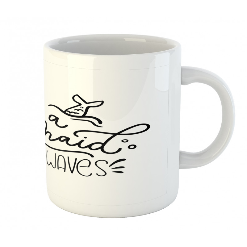 Marine Ornate Words Mug