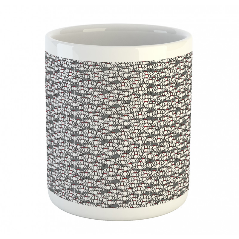 Abstract Poppy Boxes Art Mug