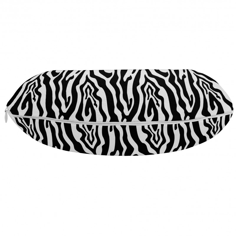 Modern Boyun Yastığı Absürt Soyut Tasarım Zebra Çizgili Deseni