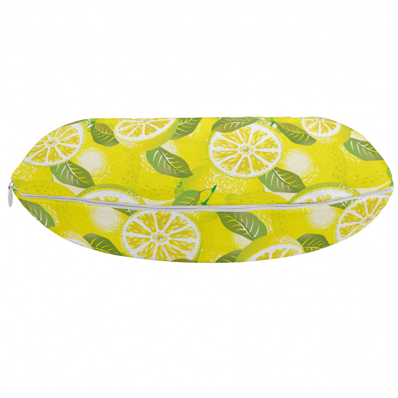Yemek Boyun Yastığı Yapraklı Limon Dilimi