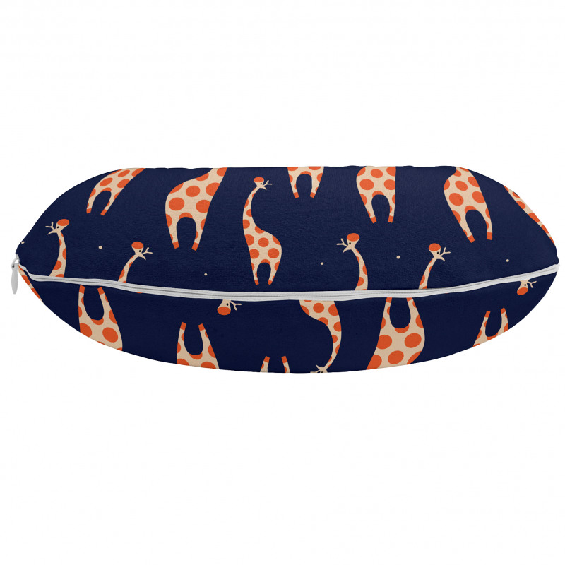 Zürafa Boyun Yastığı Gece Arka Planda Uzun Boyunlu Hayvan Model