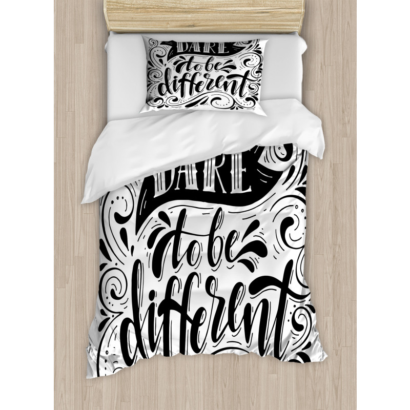 Dare to Be Different Duvet Cover Set