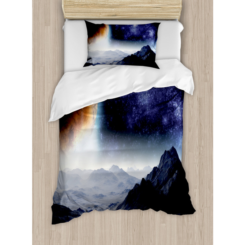 Science Fiction Nature Duvet Cover Set