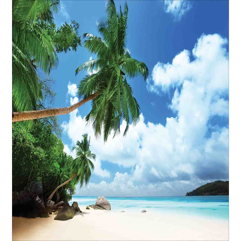 Mahe Island in Seychelles Duvet Cover Set