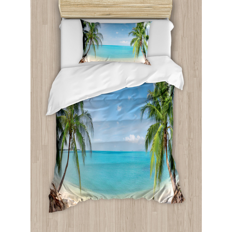 Panoramic View Beach Duvet Cover Set