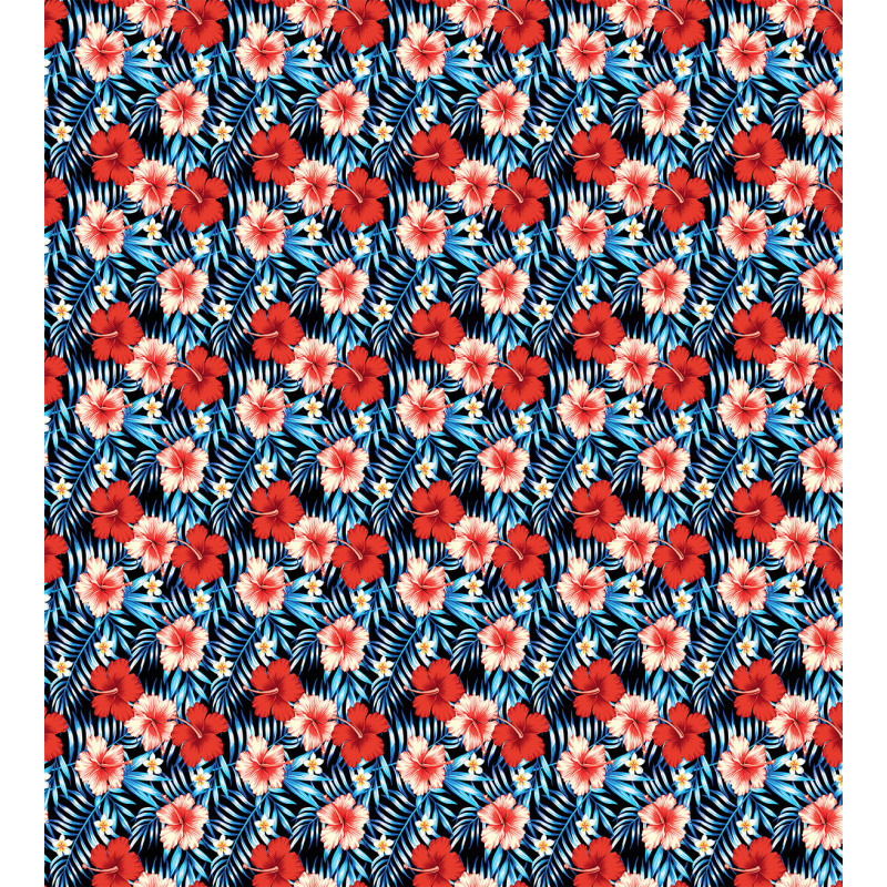 Hibiscus Plumeria Duvet Cover Set