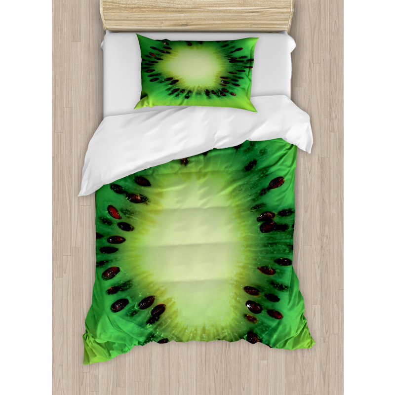 Close up Photo Sliced Fruit Duvet Cover Set