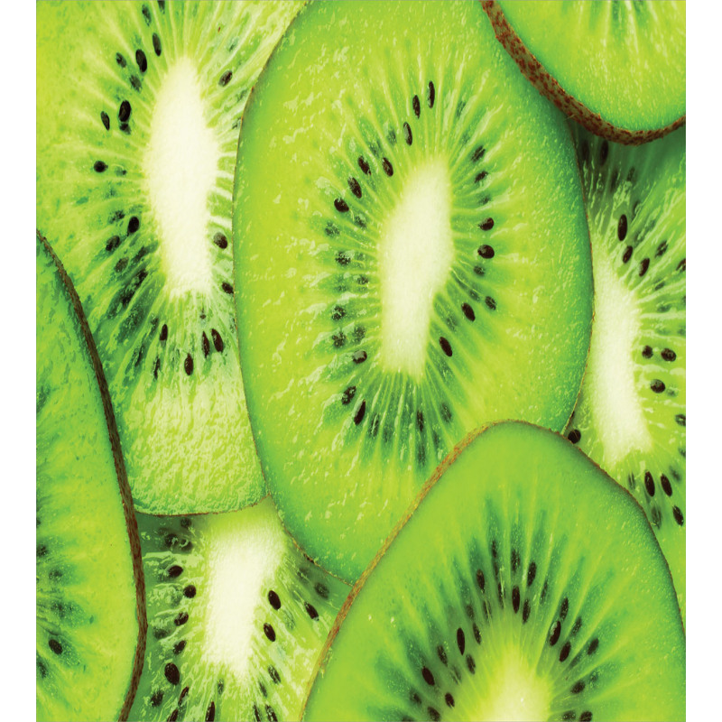 Macro Exotic Fruits Slices Duvet Cover Set