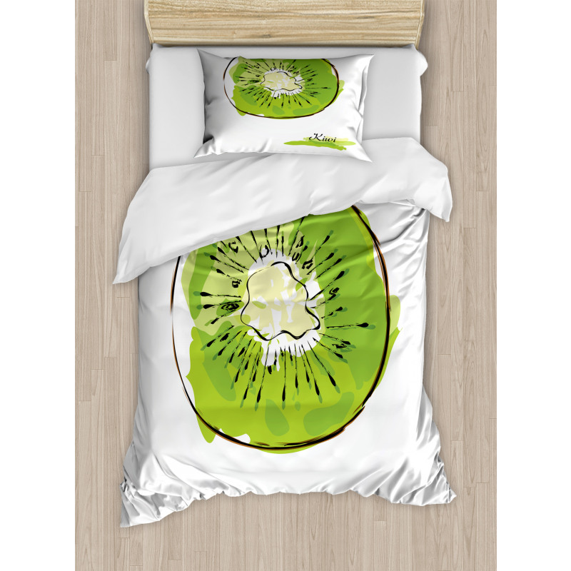 Halved Fruit Design Duvet Cover Set