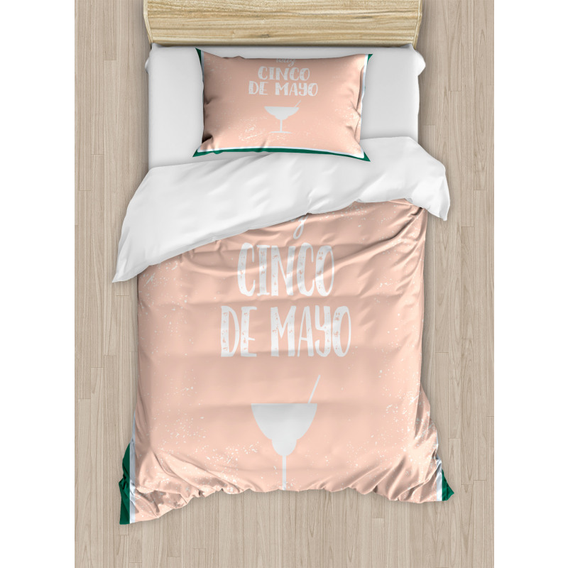 Cinco de Mayo Cocktail Duvet Cover Set