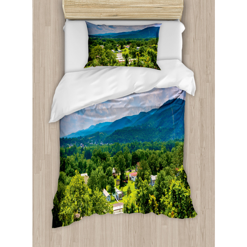 Trailer Park Mountains Duvet Cover Set