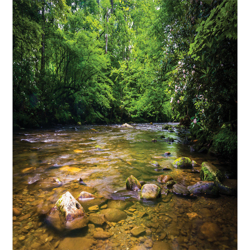 Oconaluftee River Photo Duvet Cover Set