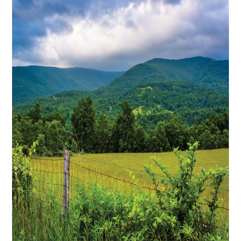 Rural Old Fence Photo Duvet Cover Set