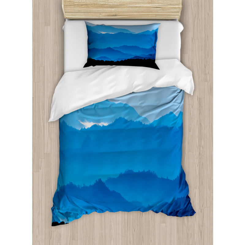 Misty Mountain Levels Duvet Cover Set