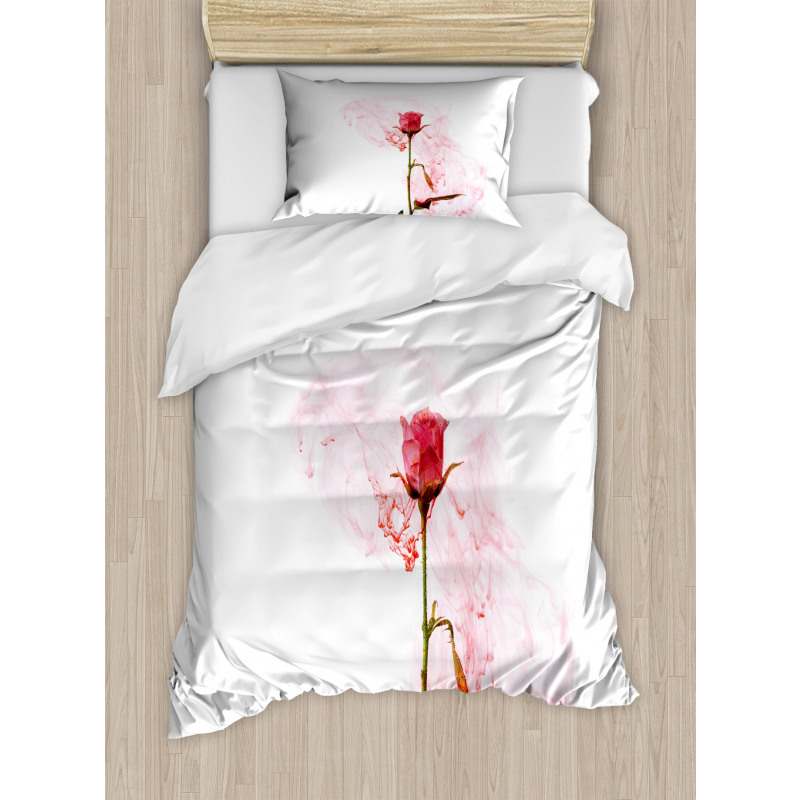 Romantic Love Rose Design Duvet Cover Set