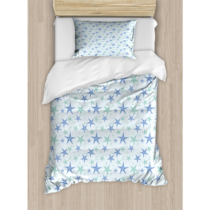 Nautical Theme Starfish Duvet Cover Set