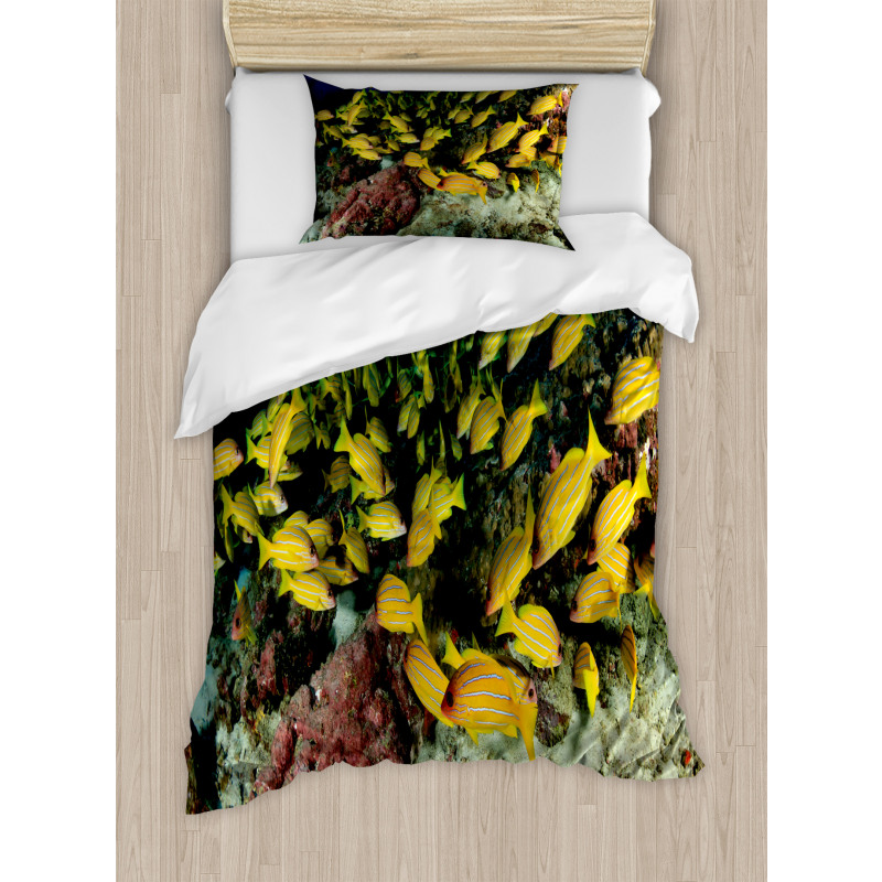 Tropical Fish Coral Reef Duvet Cover Set