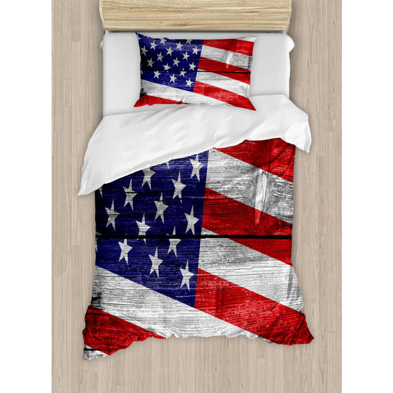 America Patriotic Day Duvet Cover Set