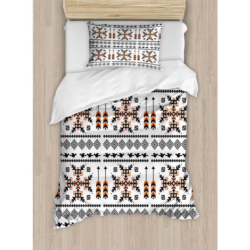 Birds Arrows Duvet Cover Set