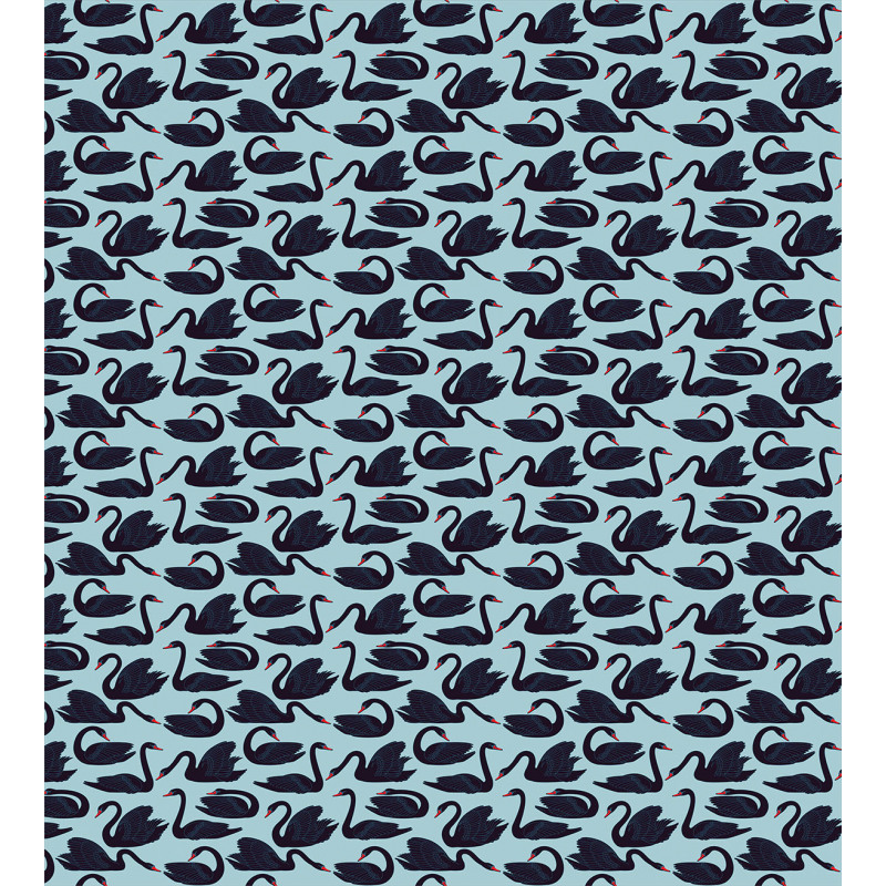 Long Necked Aquatic Bird Duvet Cover Set