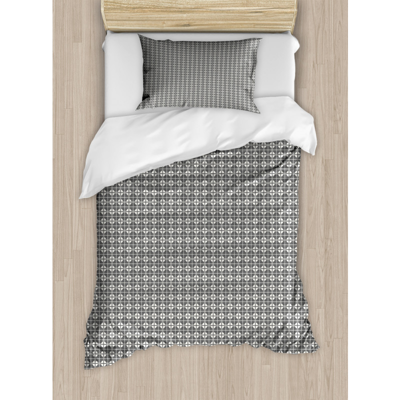 Lines Squares and Rounds Duvet Cover Set