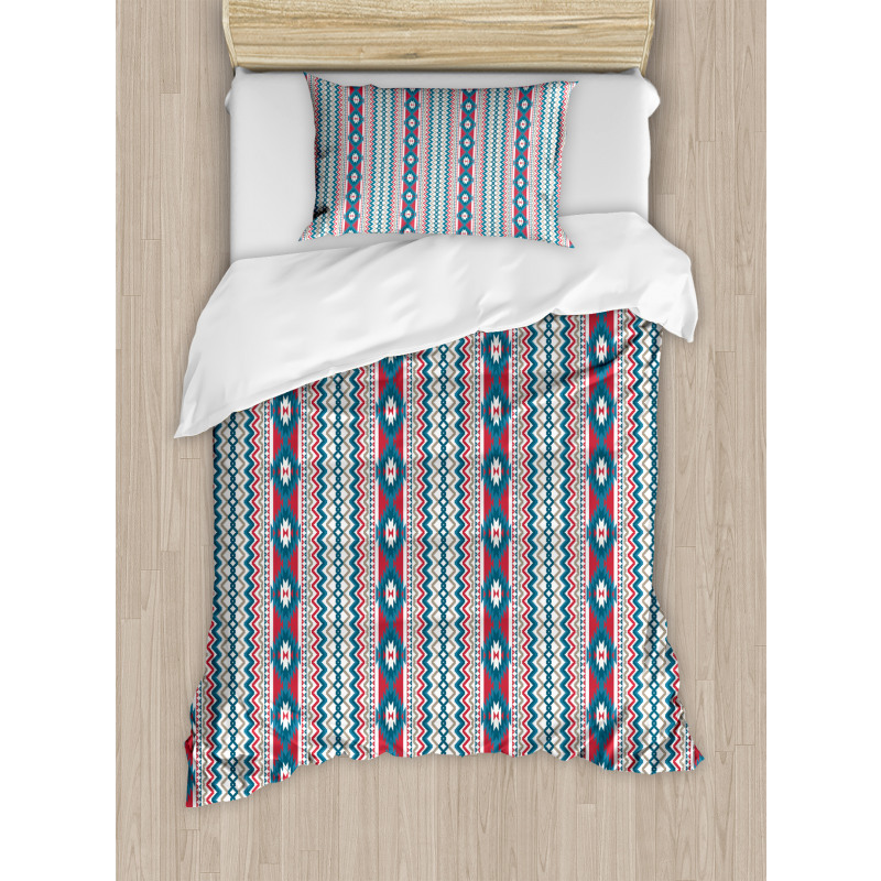 Native Old Motifs Duvet Cover Set