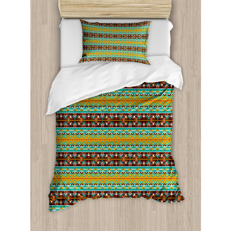 Tribal Art Pattern Duvet Cover Set