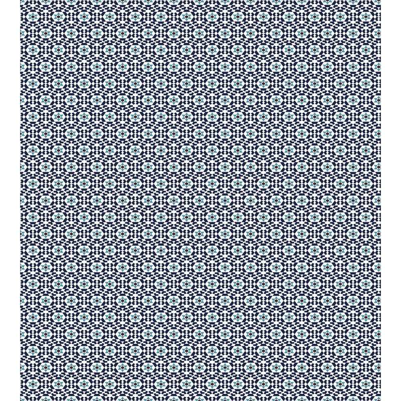 Oriental Geometric Floral Duvet Cover Set