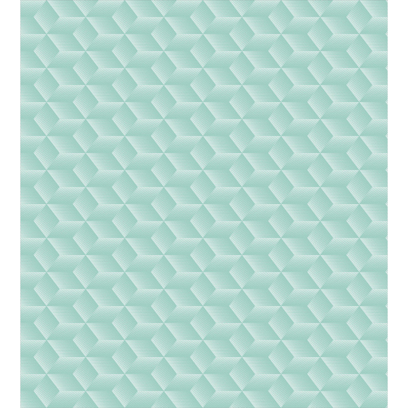Halftone Rhombus Motif Duvet Cover Set